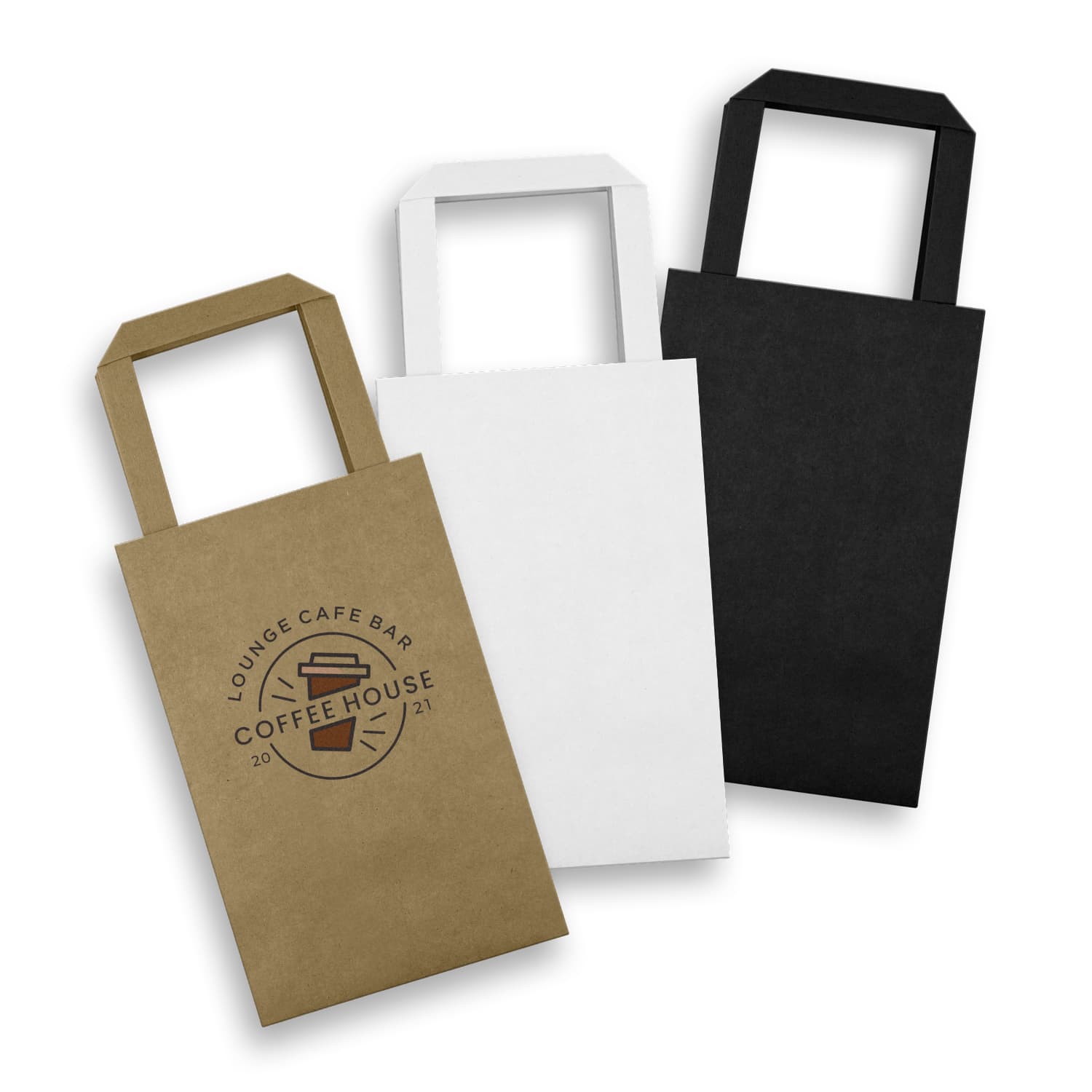 Small Flat Handle Paper Bag Portrait-Active Image