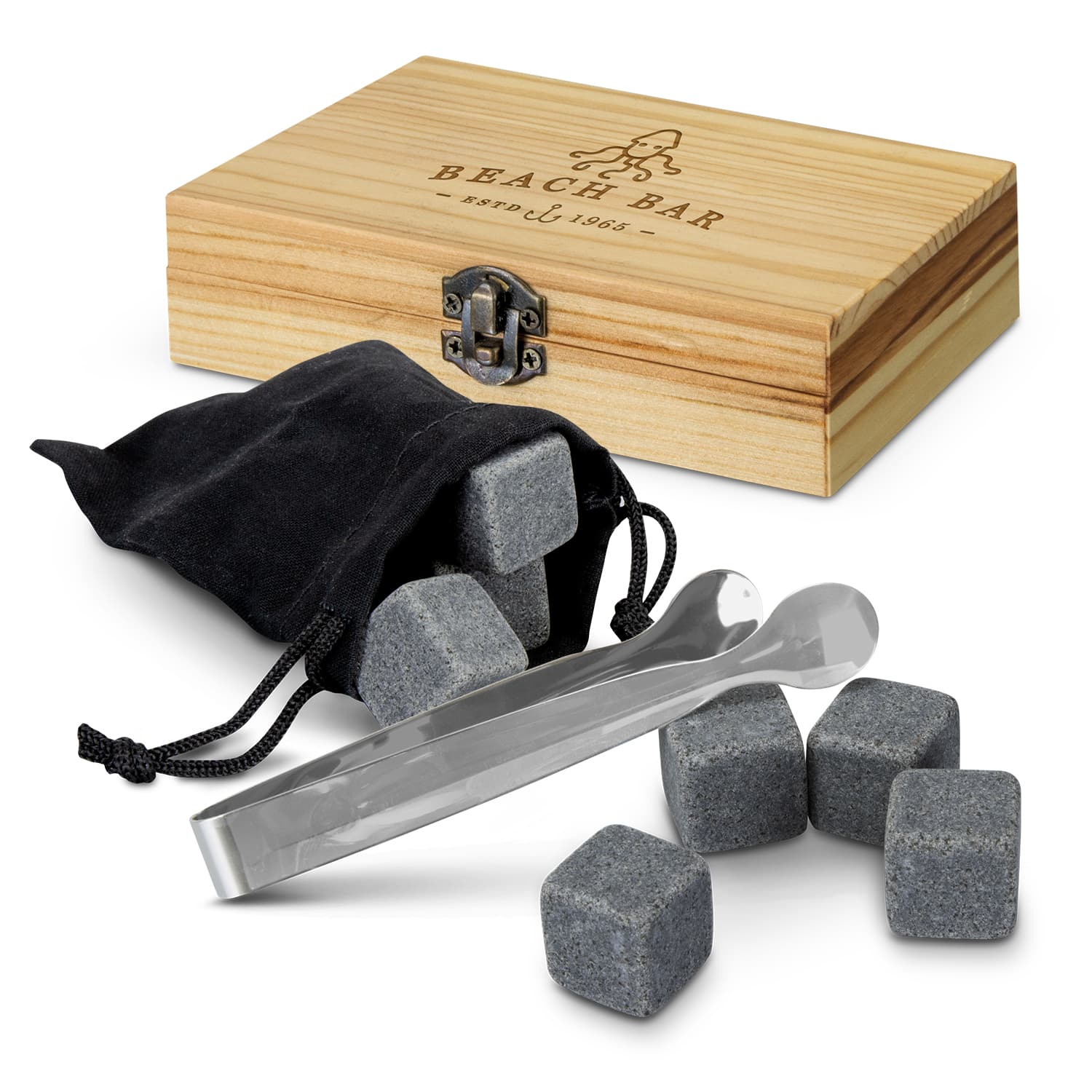 Whiskey Stone Gift Set-Active Image