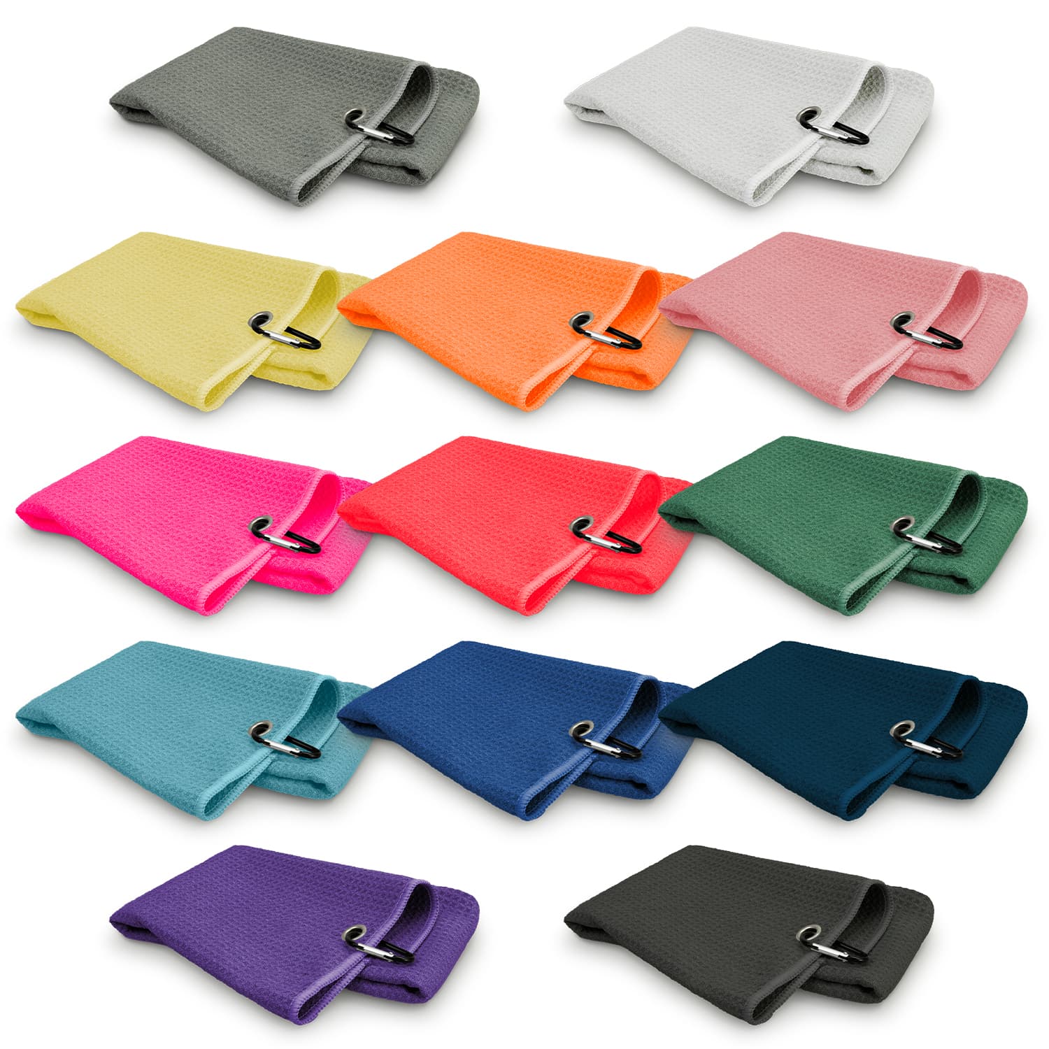 Waffle Golf Towel-Active Image