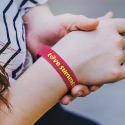 Kids Silicone Wrist Band - Embossed - image 4