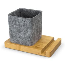 NATURA Bamboo Phone Stand Desk Caddy - image 7