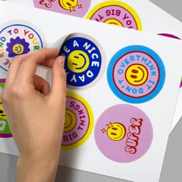 Sticker Sheet 80mm Circle - Gloss - image 3