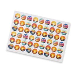 Sticker Sheet 26mm Circle - Matte - image 2