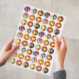 Sticker Sheet 26mm Circle - Matte - image 1