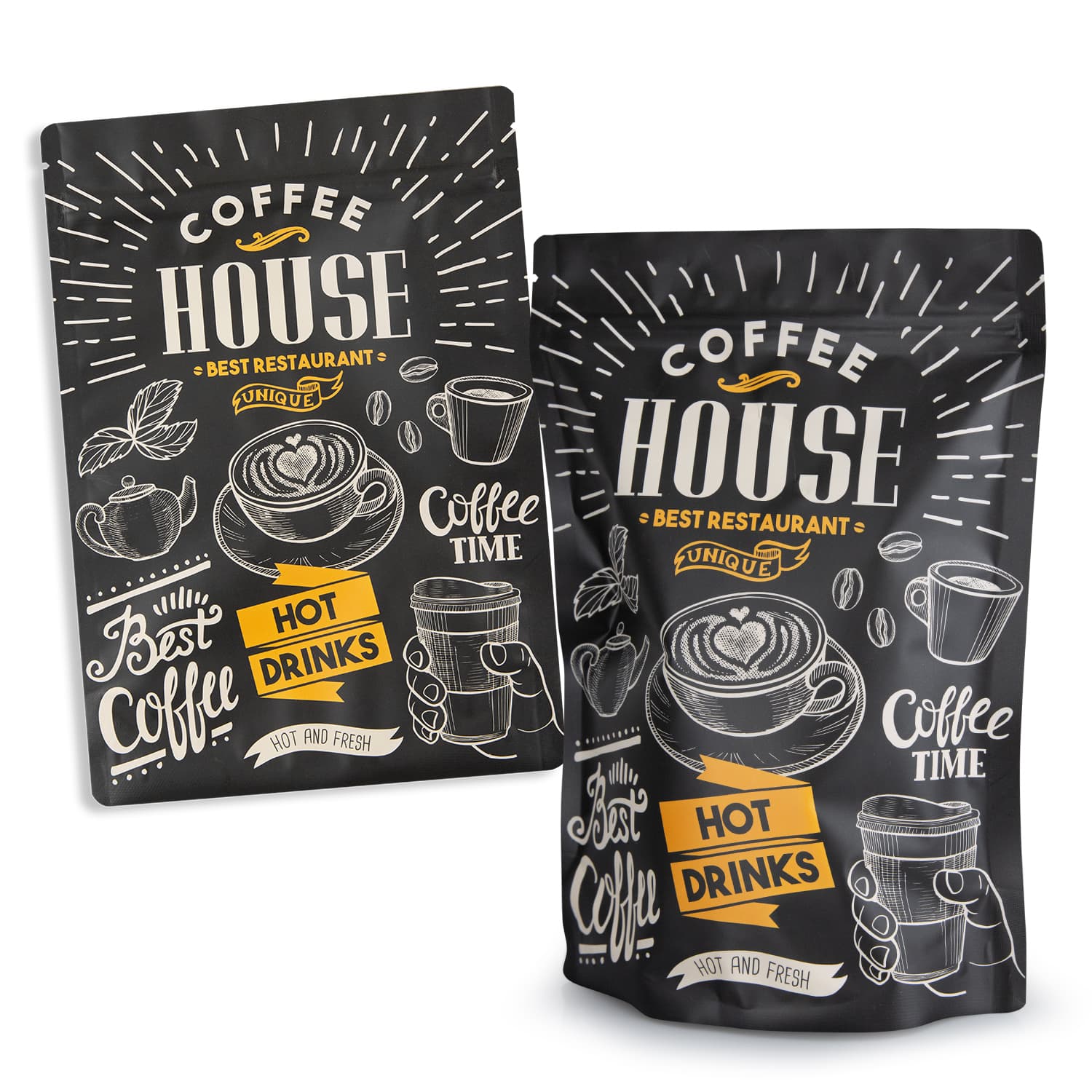 Foil Stand Up Pouch - Large-Active Image