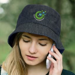Beverley Denim Bucket Hat - Sale - image 1