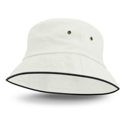 Bondi Bucket Hat - Black Sandwich Trim - Sale - image 2