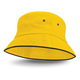 Bondi Bucket Hat - Black Sandwich Trim - Sale - image 3