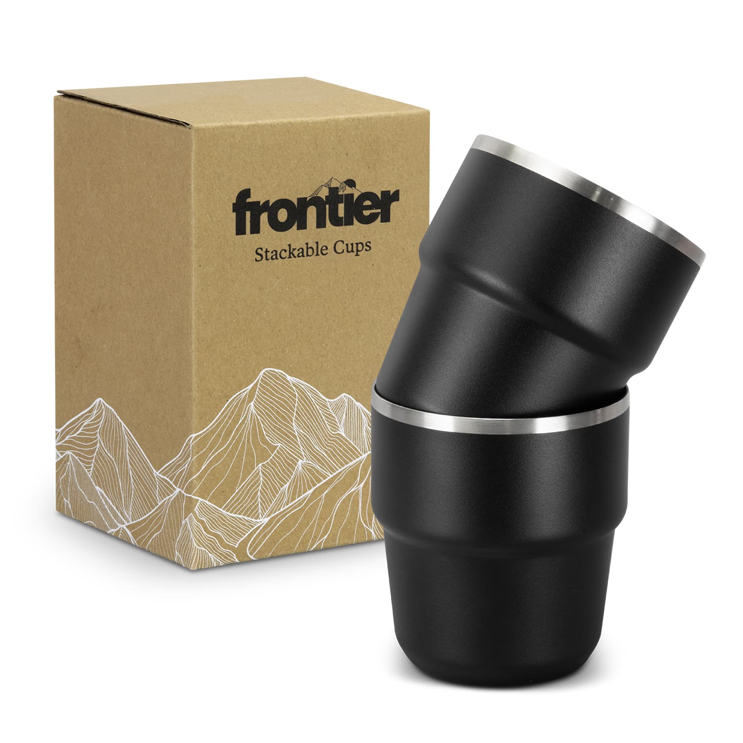 Frontier Stackable Cups - Set of 2-Active Image