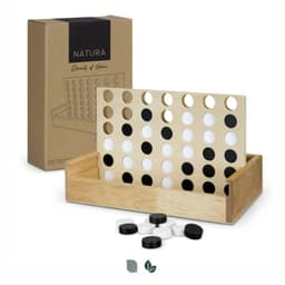 NATURA Quattro Wooden Four-in-a-Row Game - image 3