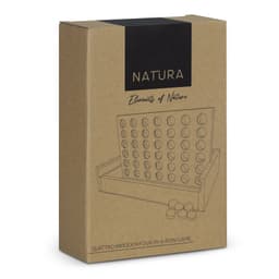 NATURA Quattro Wooden Four-in-a-Row Game - image 2
