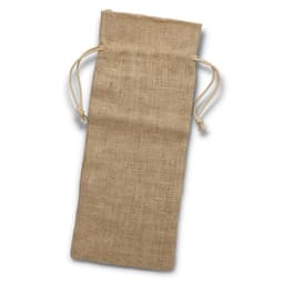 Jute Wine Drawstring Bag - Sale - image 2