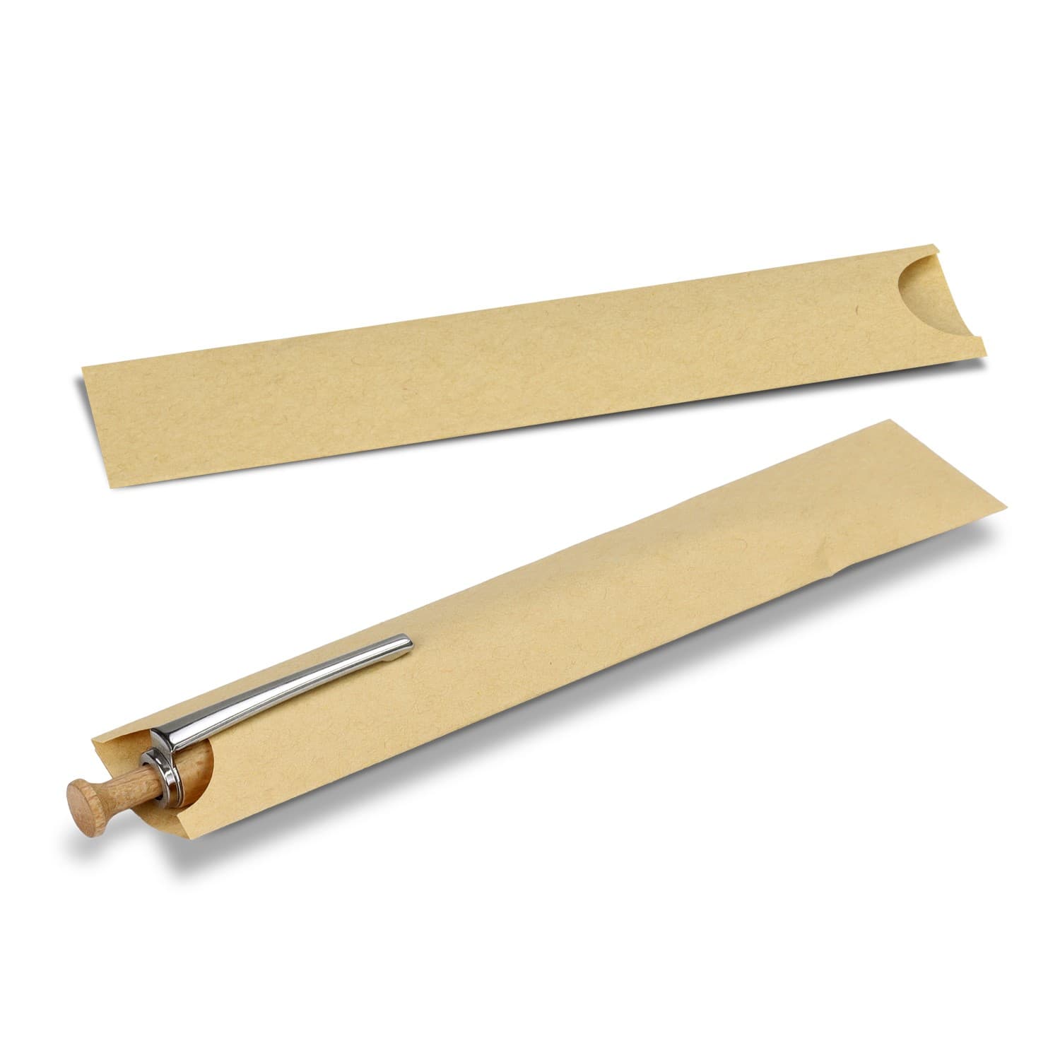 Kraft Paper Pen Sleeve-Active Image