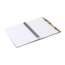 Kraft Notebook with Notes and Flags - image 1