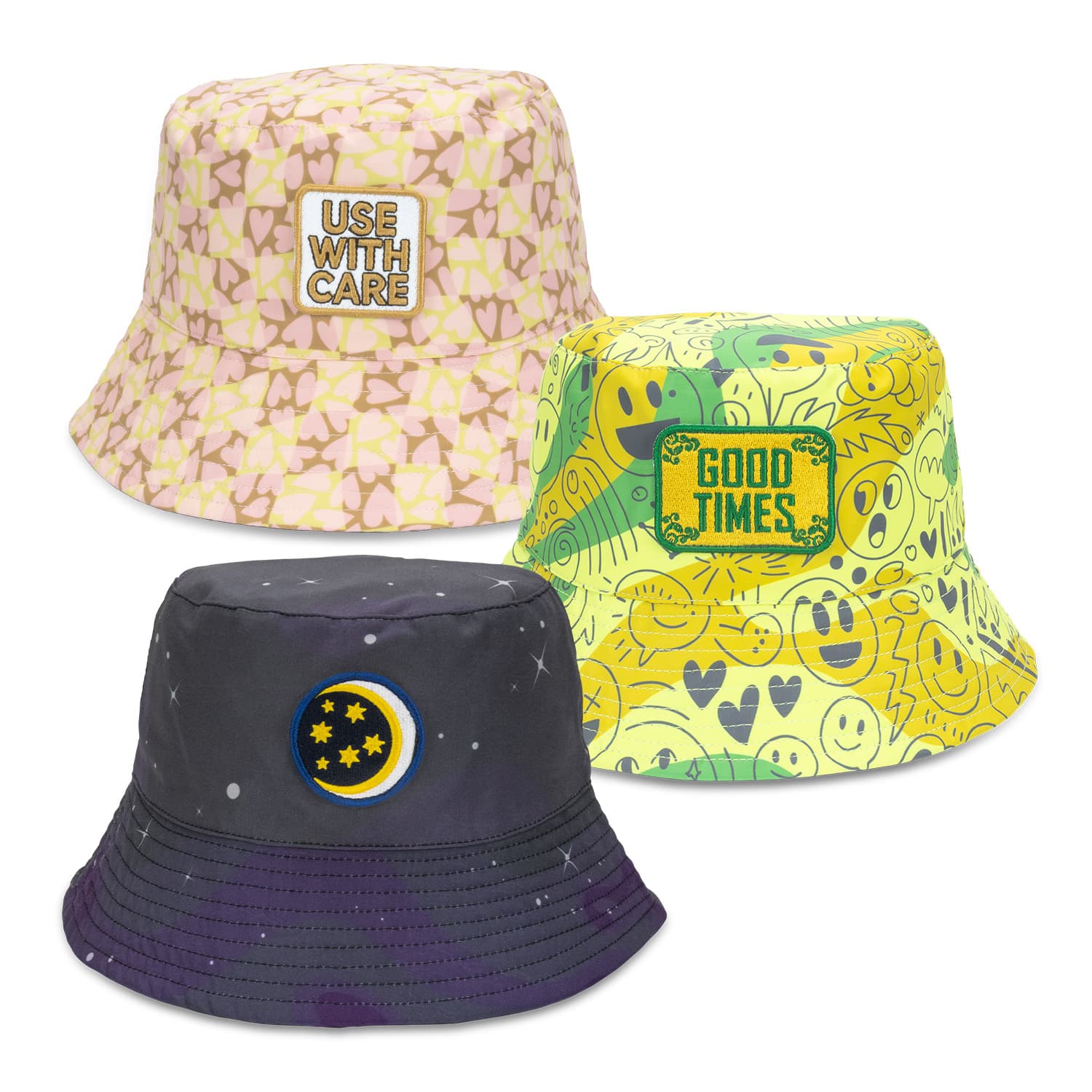 Sonny Custom Bucket Hat with Embroidery Patch-Active Image