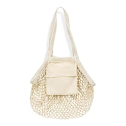 Cotton Mesh Foldaway Tote Bag - Small - image 7