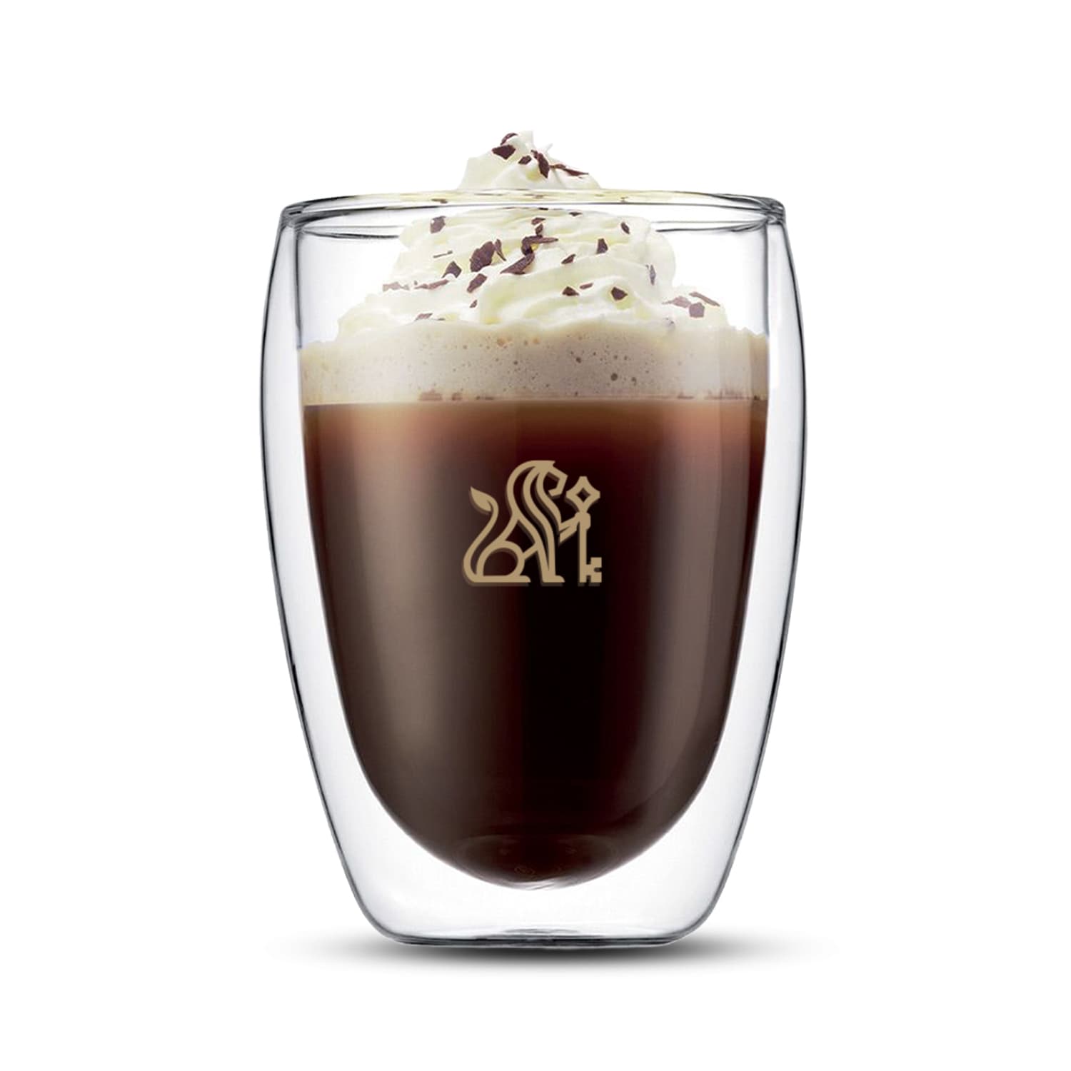 Bodum Pavina Double Wall Glasses - Medium - Set of 2-Active Image