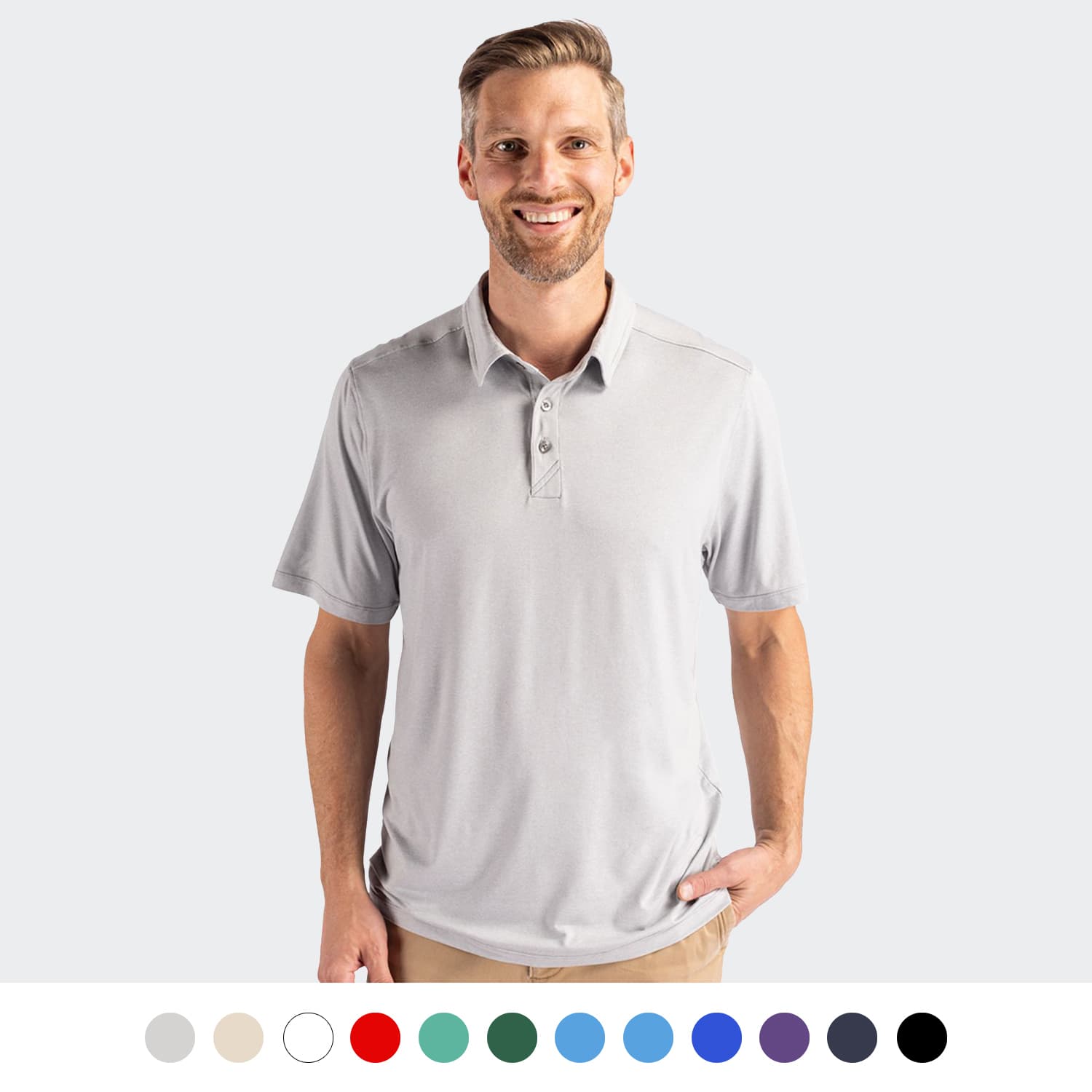 Cutter & Buck Coastline Epic Mens Polo-Active Image