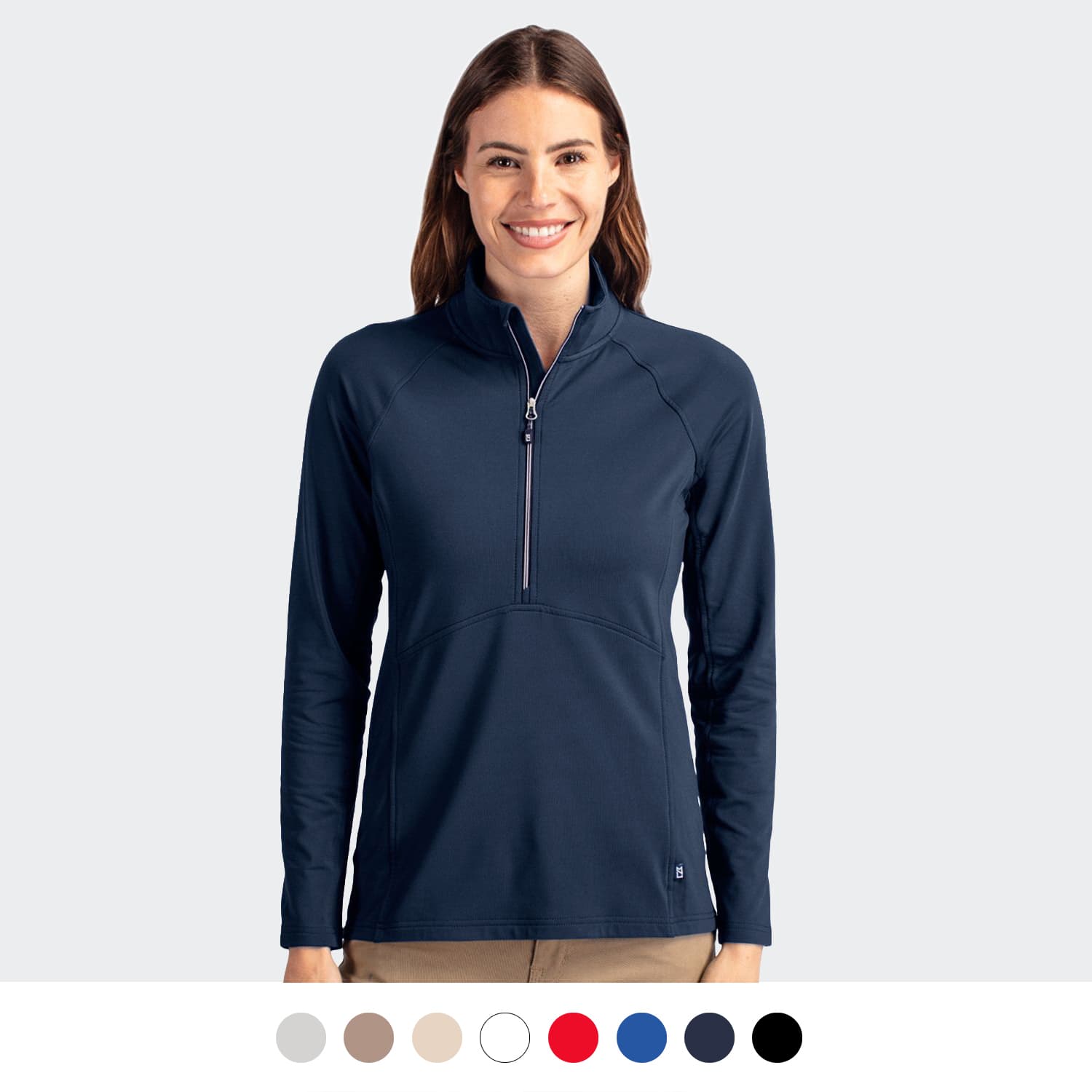 Cutter & Buck Adapt Womens Half Zip-Active Image