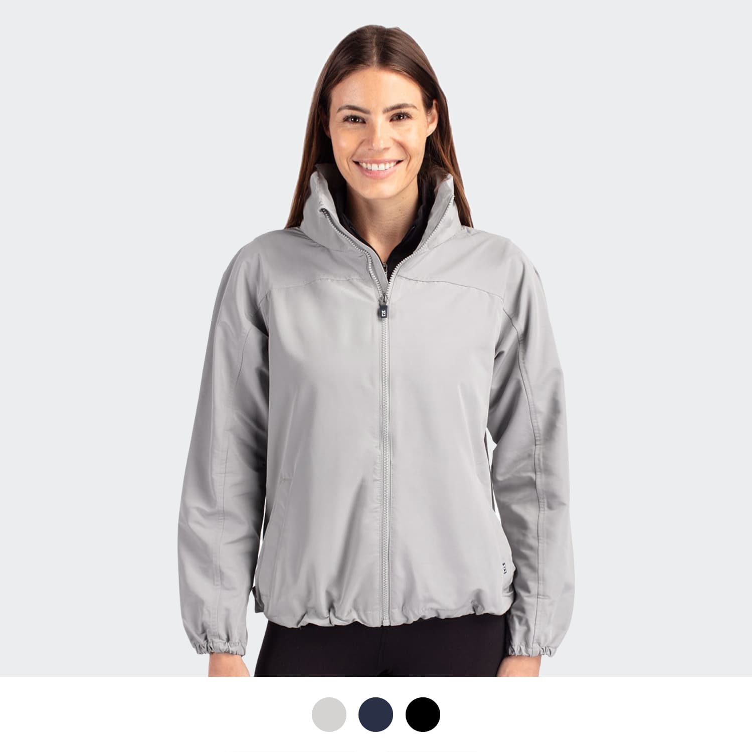 Cutter & Buck Charter Womens Full Zip Jacket-Active Image