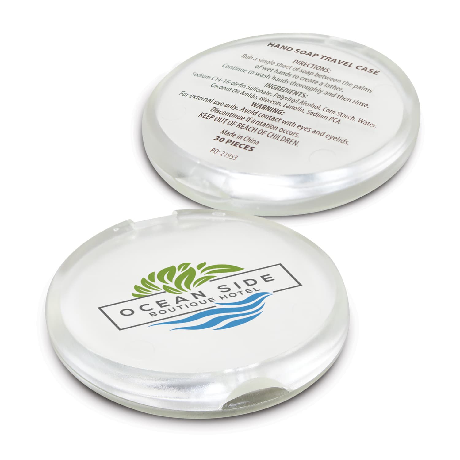 Hand Soap Travel Case - Round-Active Image