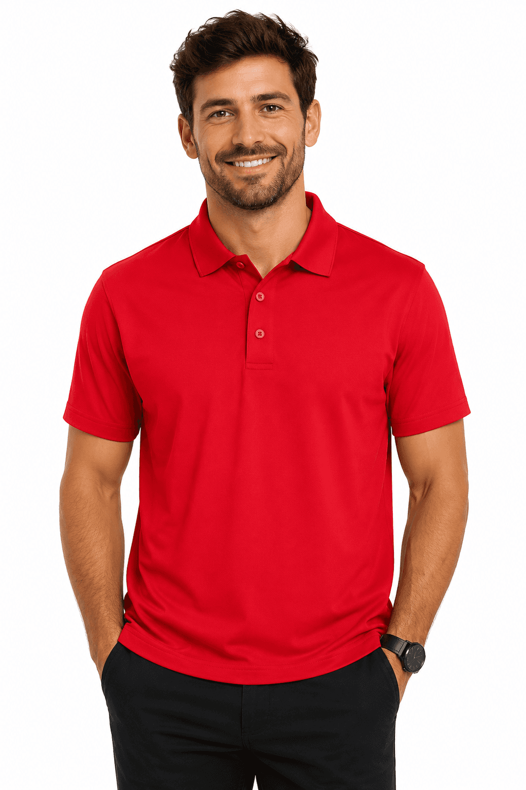 BOTANY MENS POLOS - 1307-Active Image