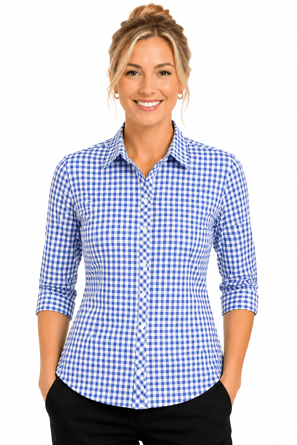 BRIGHTON LADY SHIRT 3/4 SLEEVE - 2909T-Active Image