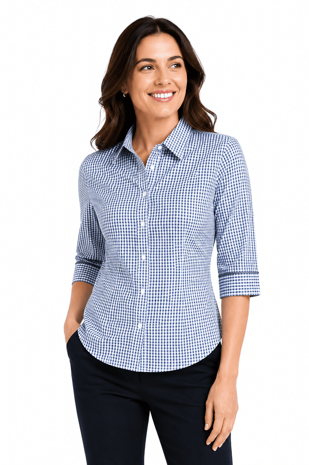 EPSOM LADY SHIRT 3/4 SLEEVE - 2907T-Active Image