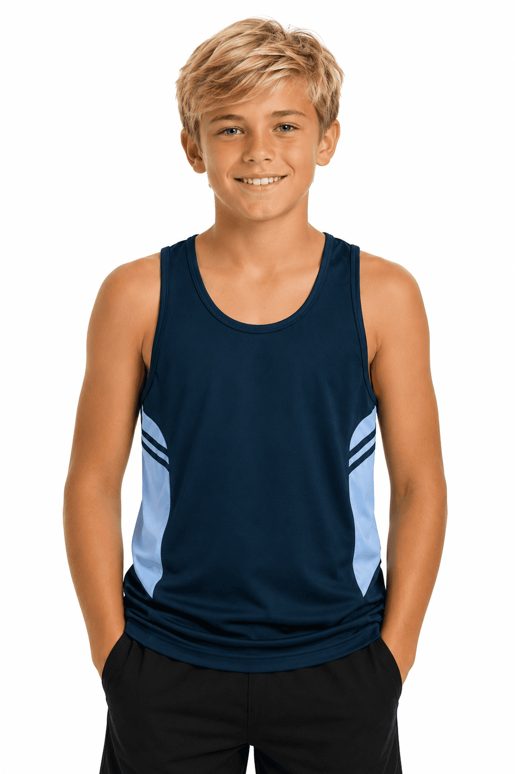 TASMAN KIDS SINGLETS - 3111-Active Image
