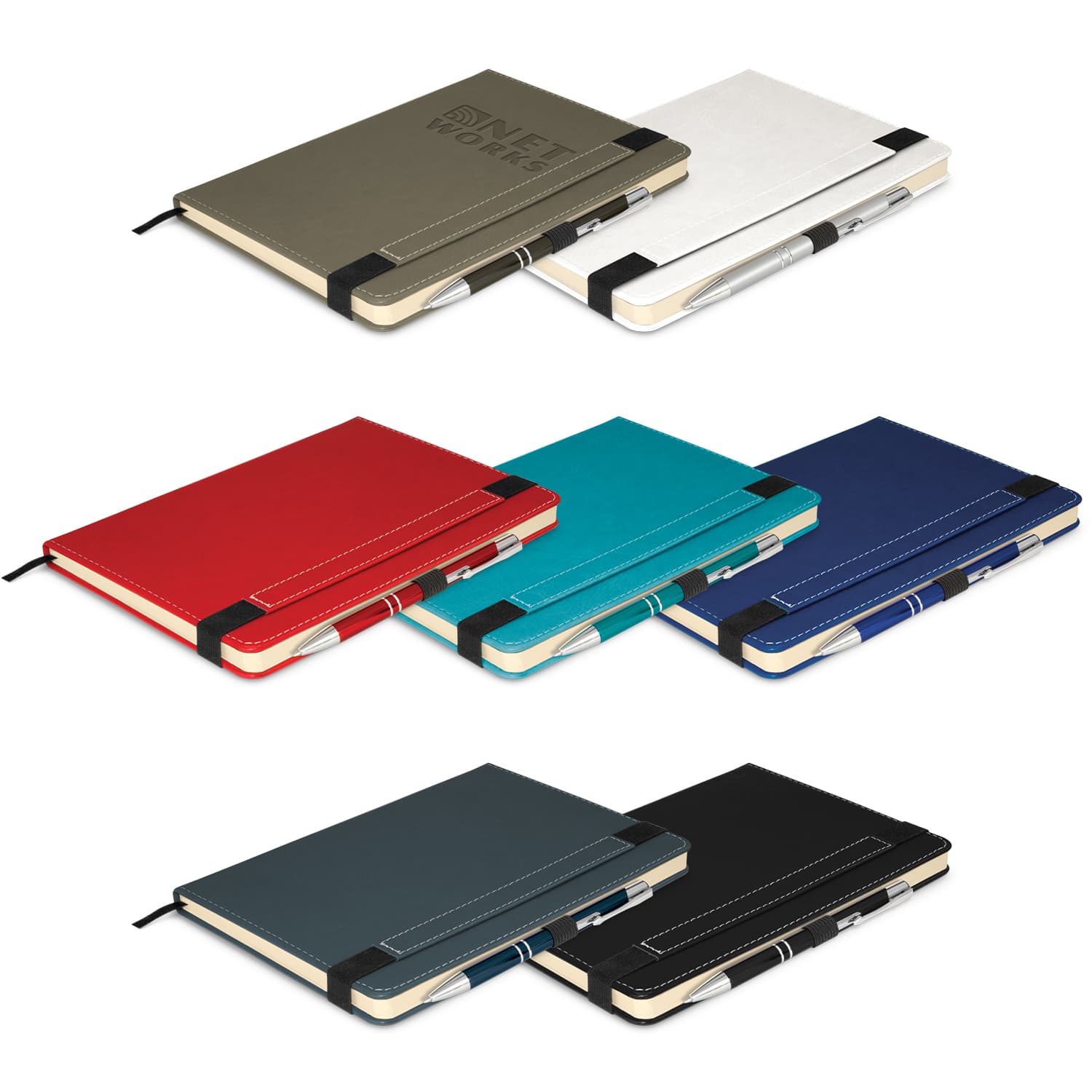 Premier Notebook with Pen-Active Image