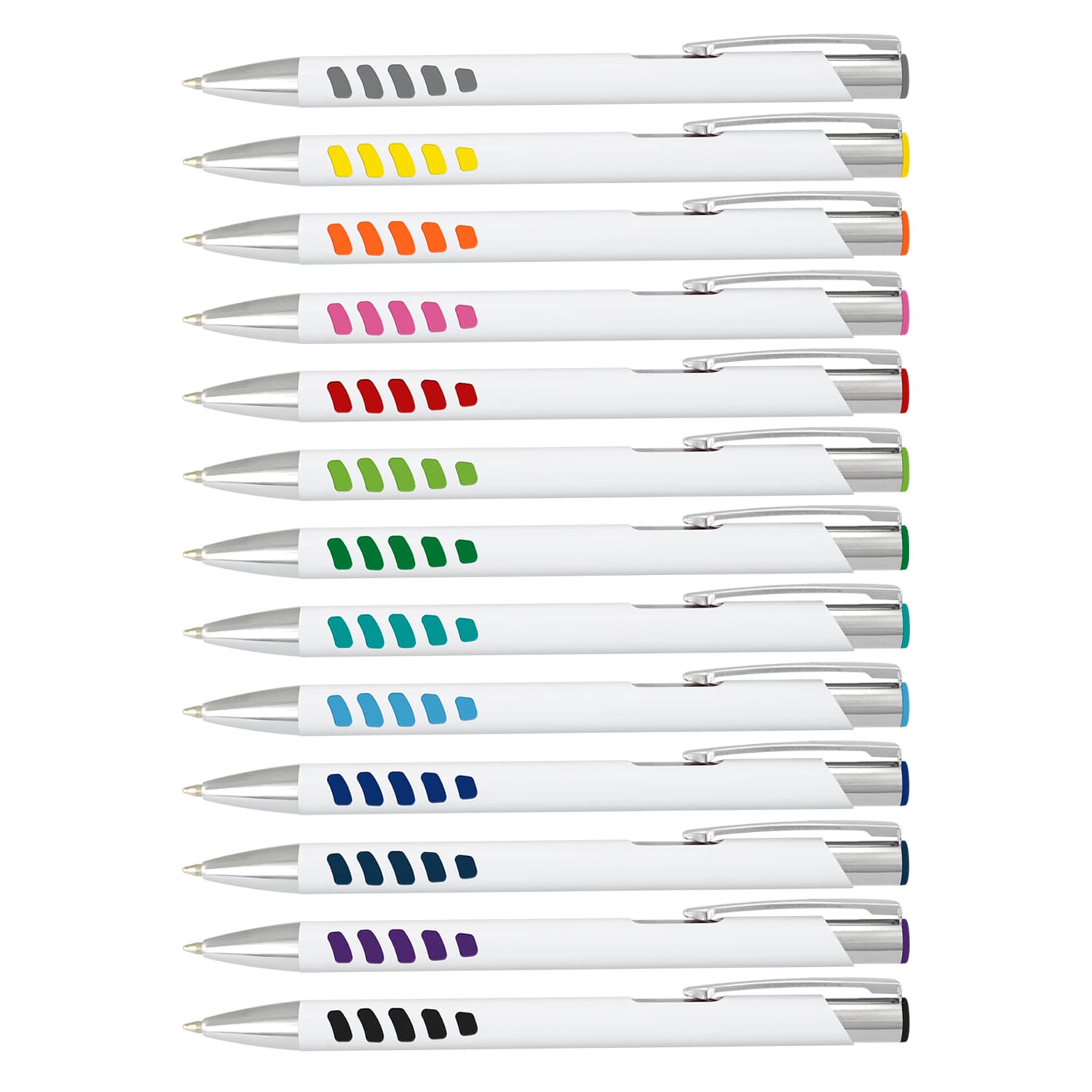 Panama Grip Pen - White Barrel-Active Image